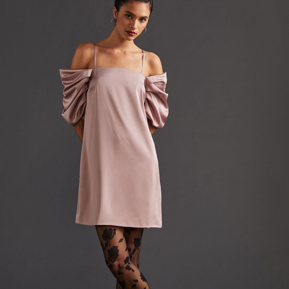 *Anthropologie Off The Shoulder Mini Dress